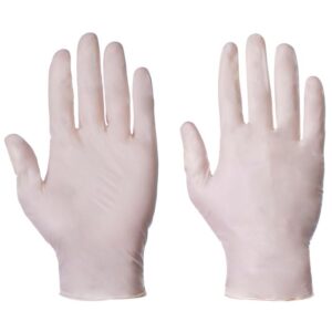 Latex gloves powder free