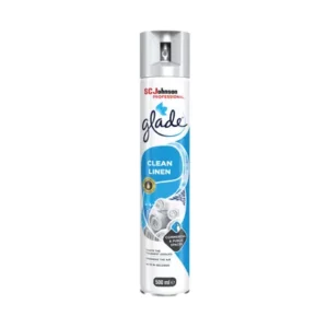 Glade aerosol air freshener clean linen