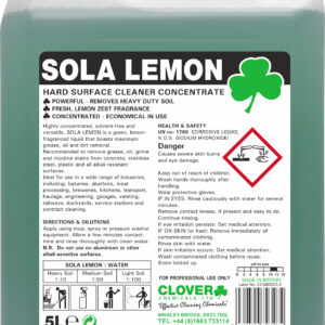 5L Sola Lemon hard surface cleaner concentrate