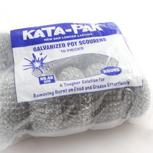 galvanised scourers