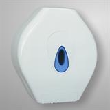 White Maxi jumbo toilet roll dispenser