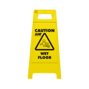 Caution wet floor A frame sign