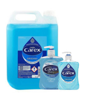 5L, 500ml and 250ml Professional Cussons Carex Hand Wash