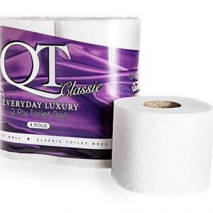 4 pack of QT 2ply Luxury Toilet Roll