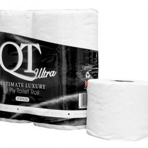 qt ultra 3ply ultimate luxury toilet roll 40 rolls qtu3p