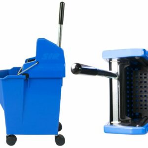 3 different angles of SYR Nu Lady Combine Bucket and Wringer