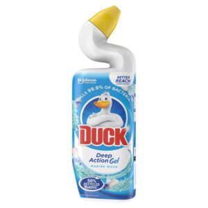 Johnson toilet duck deep action gel bleach marine wave