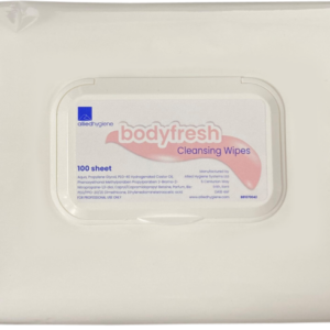 100 pack of Bodyfresh flowrap wet wipes