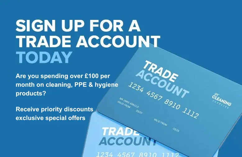 Trade Account sign up banner ( home page )