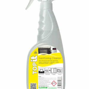 TopIT sanitising cleaner in 750ml spray bottle
