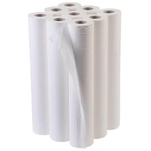 9x White 20" hygiene couch rolls