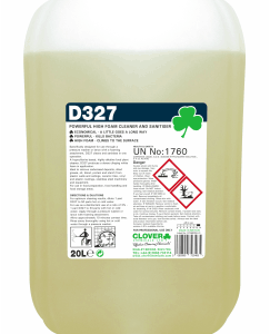 Clover cleaning D327 high foam cleaner and disinfectant