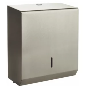 brushed stainless steel hand towel dispenser