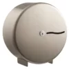 brushed stainless steel mini jumbo toilet roll dispenser