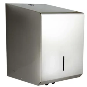 polished stainless steel centrefeed dispenser