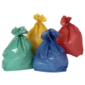 Coloured medium duty refuse bags x200