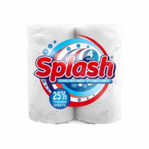 Splash kitchen rolls pack of 4 rolls