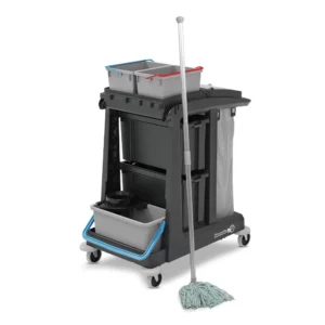 Numatic EM2-tm eco-matic cleaning trolley with additional mop and bucket