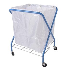Folding Waste Cart & Heavyweight Vinyl Bag holds 205L