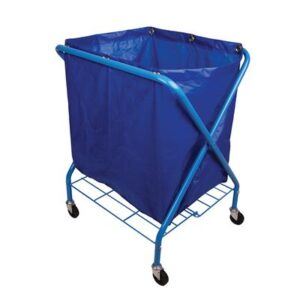 Folding Waste Cart & Lightweight Vinyl Bag holds 205L