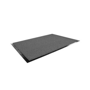 Frontline grey entrance mat with black border