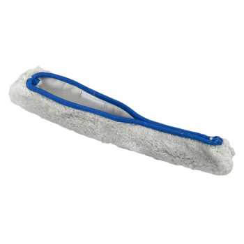 t-bar sleeve in white and blue