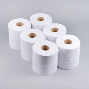luxury 2ply mini jumbo toilet rolls x12