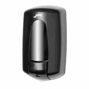 Jofel black bulk fill soap dispenser