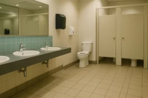 How to Clean a Commercial Bathroom