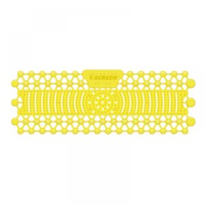 T-screen yellow trough urinal mat x6