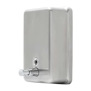 Brushed Stainless Vertical Soap Dispenser 1200ml