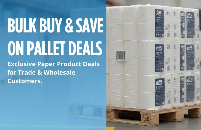 banner bulk buy pallet deals for paper products