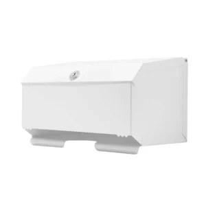 White Metal 10" Couch Roll Dispenser