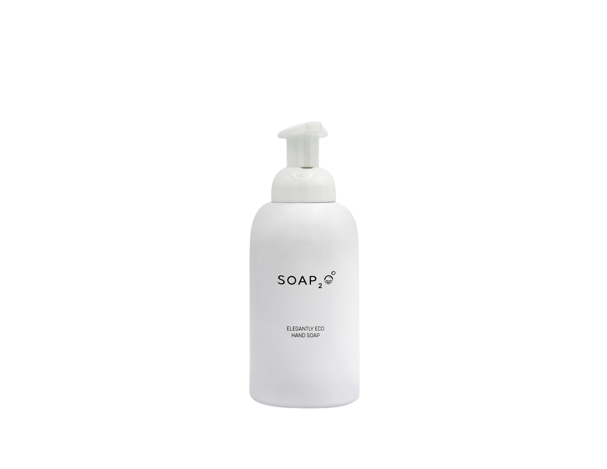 White 350ml Foaming Glass Bottle