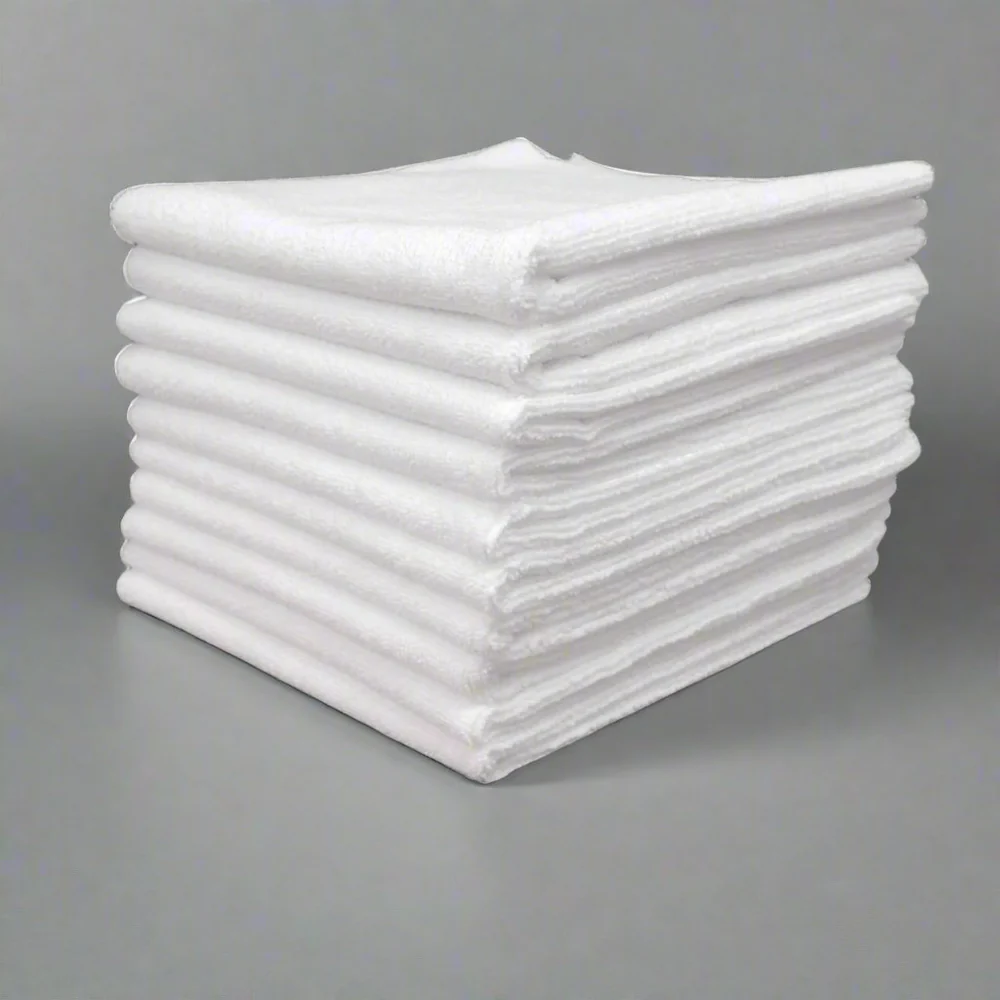 Microfibre Cloths – Super Premium (Pack of 10) White