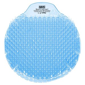 P-Wave x NHS Slant6 Biodegradable Urinal Screen Cotton Blossom