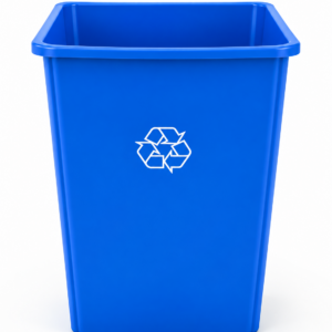 90L Recycling Wall Hugger Bin – Blue