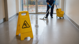 wet floor sign